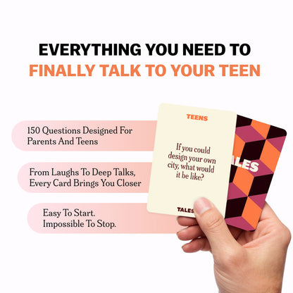 TALES Teens Edition Card Game - Reconnect. Listen. Grow together.