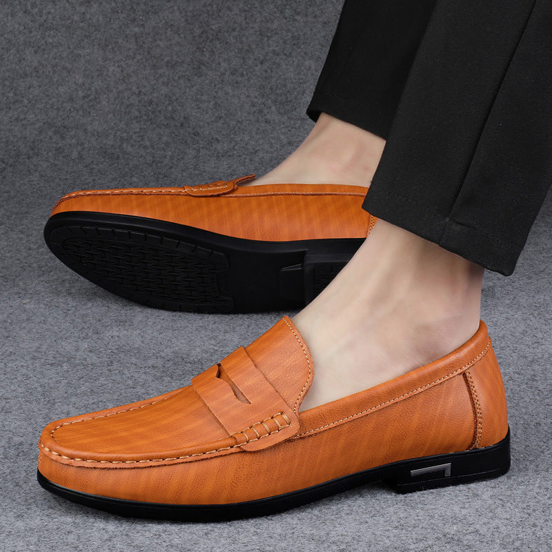 Men's Microfiber Leather Casual Shoes