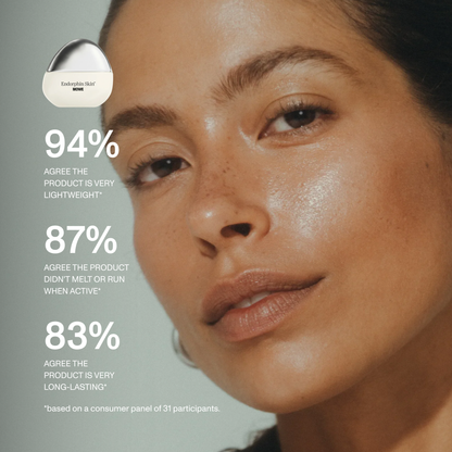 A complexion-boosting skin tint inspired by the energized glow of movement