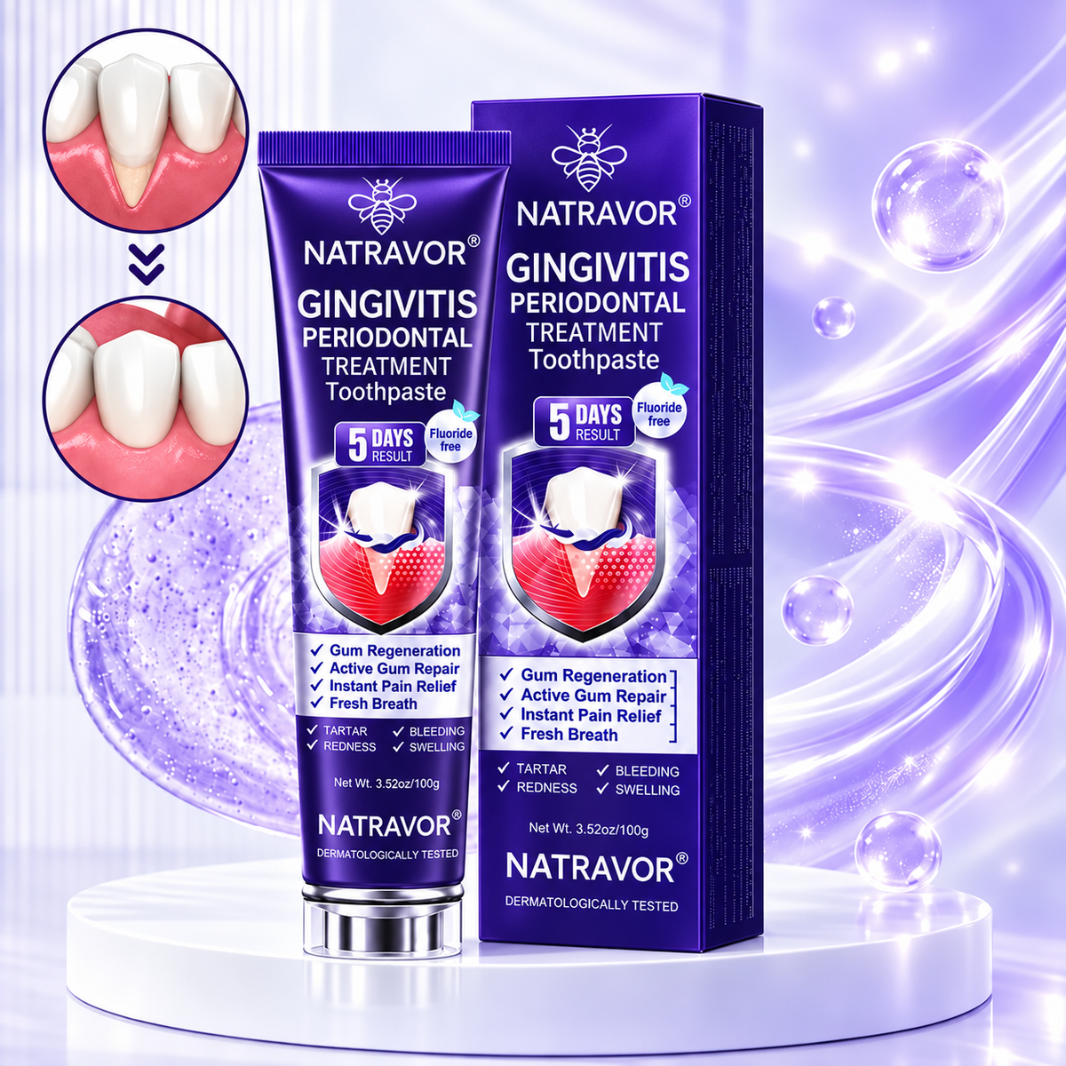 Clinical-Strength Gum Care Toothpaste – Advanced Daily Care for Sensitive & Bleeding-Prone Gums