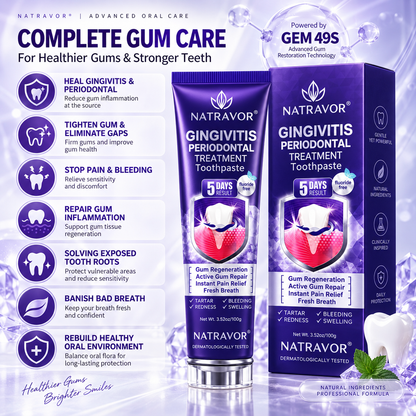 Clinical-Strength Gum Care Toothpaste – Advanced Daily Care for Sensitive & Bleeding-Prone Gums