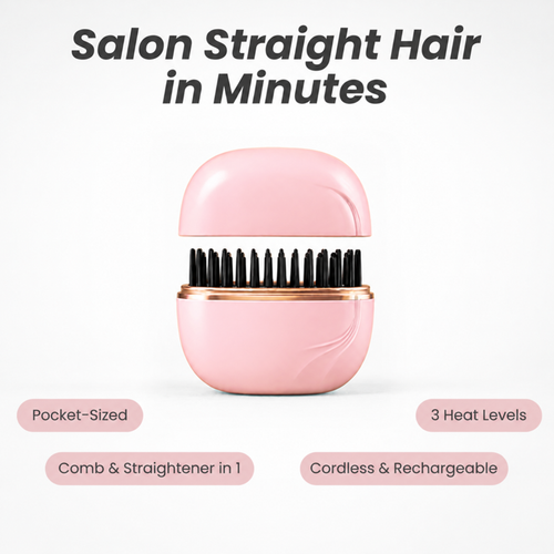 Pocket Hair Straightener | Cordless & Rechargeable