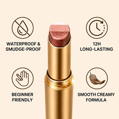 4-piece-3-Color Gradient Eyeshadow Stick Set – Creamy, Shimmer & Blendable