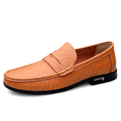 Men's Microfiber Leather Casual Shoes