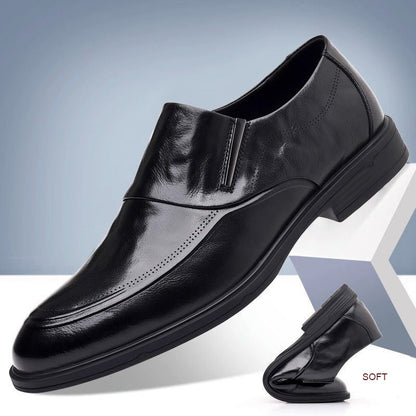 Men's soft leather casual shoes