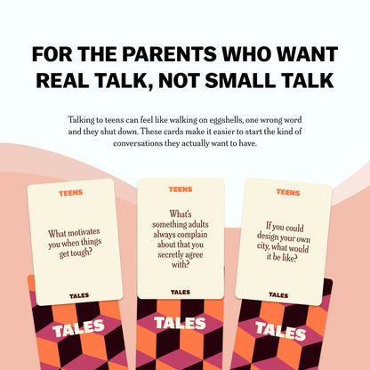 TALES Teens Edition Card Game - Reconnect. Listen. Grow together.