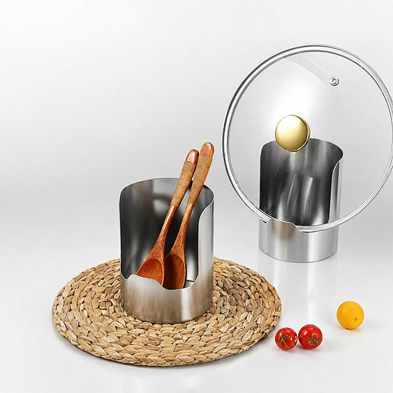 Multifunctional Stainless Steel Kitchen Organizer & Space-Saving Utensil Holder
